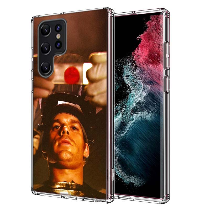 TV Show Dexter Morgan Capa Phone Case For Samsung S26 Ultra S25 Edge Galaxy S23 S21 S20 S24 FE S22 S10 Plus Cover Clear TPU Shel