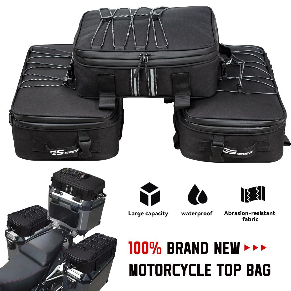 Мотоциклетная седельная сумка Tail Bag Mount Panniers Pack Top Case For BMW R750 R850 R1200GS R1250GS Adventure LC Saddlebag Tailbag