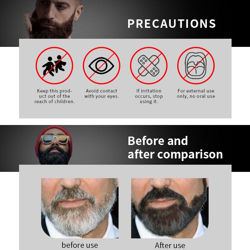 SEVICH Мужская краска для волос для бороды, мгновенная краска, шампунь для бороды с черными усами, 5 упаковок/10 упаковок