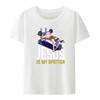 UnisexS Gothic Graphic TShirt  Not Today Jesus with Distressed Red Print Casual Tee for Outdoor Family Wear Gothi 2026 Summer