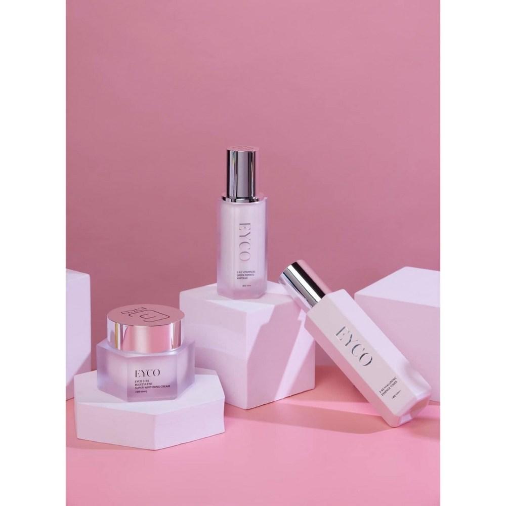 EYCO ампульная эссенция тонер крем увлажняющий успокаивающий отбеливающий набор из 3 предметов