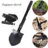 1PC Engineer Shovel Military Shovel Outdoor Multifunctional Folding Military Vehicle Camping Fishing Pickaxe