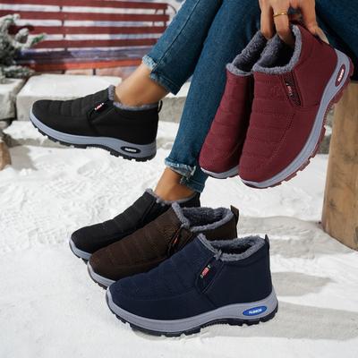 Хлопковая обувь, зимние виды спорта, большие женские хлопковые сапоги, сноубутсы, утепленные и утолщенные для сохранения тепла.