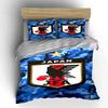 Blue camouflage with bird. Bedding sets Duvet cover sets Duvet covers Pillowcases(1 * Duvet Cover 2 * Pillowcases without duvet insert)
