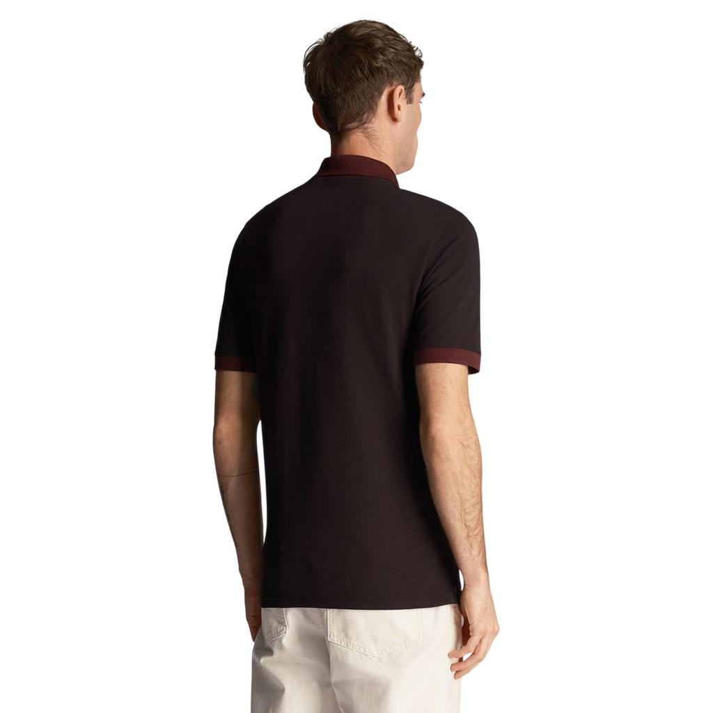 Lyle & Scott Mens Tonal Ringer Polo Shirt