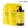 MEDIALL Scalp Cleansing Anti-Hair Loss Dandruff Relief Mildly Acidic Shampoo 800ml 1 + 1600ml 2 Woody Herbal Fragrance
