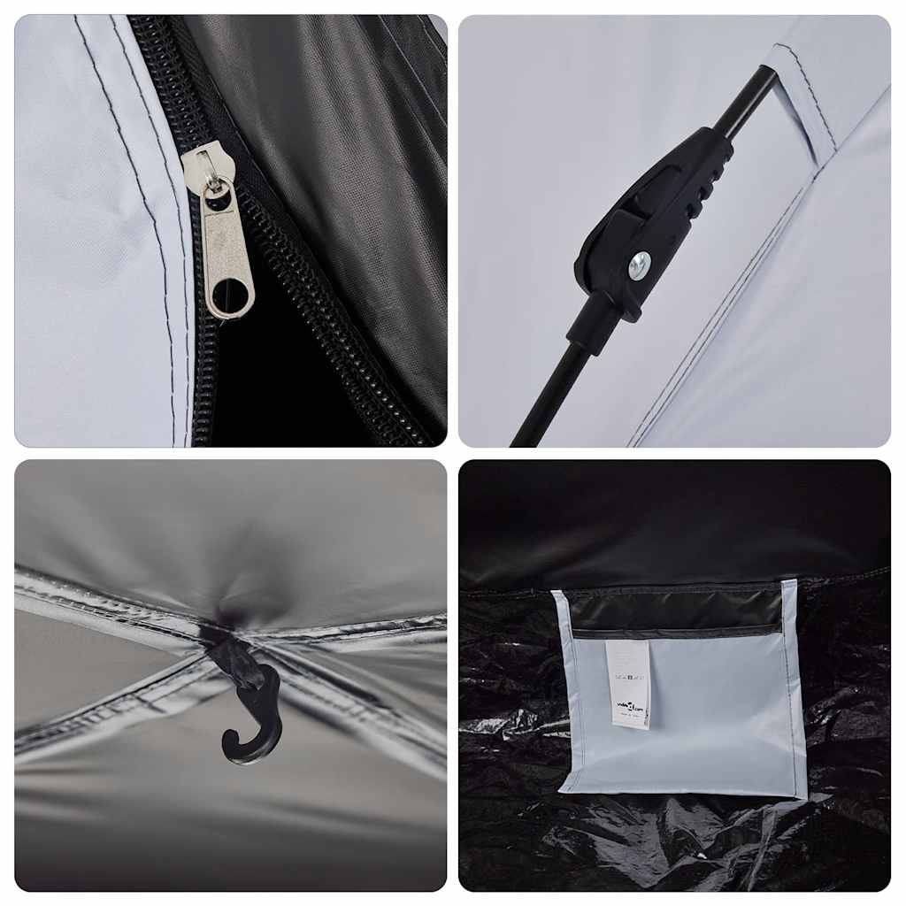 2 Person Camping Tent White Blackout Fabric Quick Release System