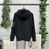 Unisex Waffle Knit Four-Bar Zipper Hoodie & Sweatpants Set