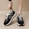 Женские кроссовки «папины кроссовки» летне-осенние с увеличением роста 2025 сетчатые дышащие универсальные ins супер огонь повседневные на платформе спортивные туфли