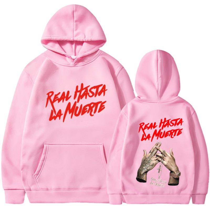 Толстовка с принтом Anuel AA, пальто Real Hasta La Muert