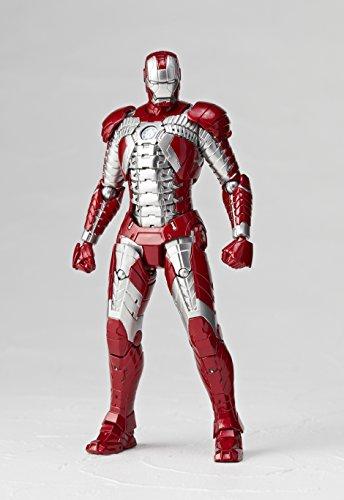 Наследие Revoltech Железный человек 2 Железный человек Марк V Прибл.. 155 мм ABS и ПВХ Раскрашенная фигурка LR-024 [Параллельный импорт]