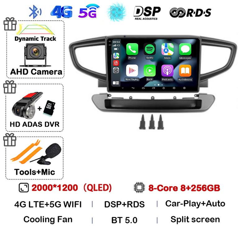 Android 14 Carplay Car Radio For Hyundai Ioniq 2016-2025 Multimedia Video Player Navigation GPS 2din 2 Din Dvd 360 Camera Stereo