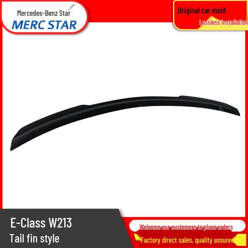 AMG Style Spoiler Wing for 16-21 Mercedes-Benz E-Class W213, Punch-Free Installation
