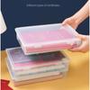 Plastic Document Organizer Clear A4 Organizing Box Dust Proof Storage Box