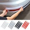 4Pcs Car Bumper Anti-collision Strips Door Body Scratch Automotive Protective Tape Strips Door Guard Lip Stickers Car Accessorie