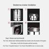 Thermos Бутылка с двойными стенками и стеклянным заварником для чая
