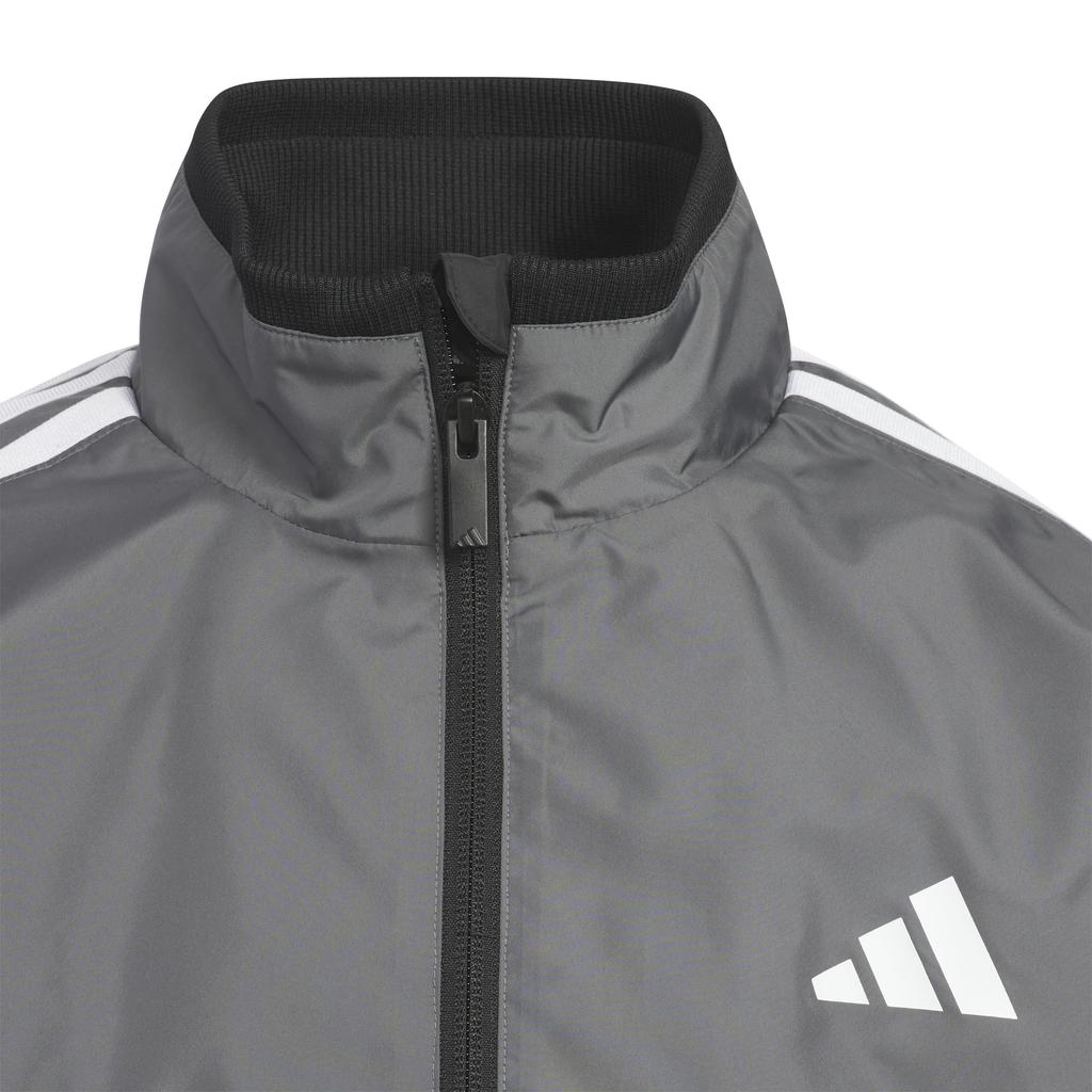 Adidas Essentials Трикотажная куртка Размер Серый Размер 140 Детская куртка, Унисекс, N3379, Пять/Черный (KA1311),