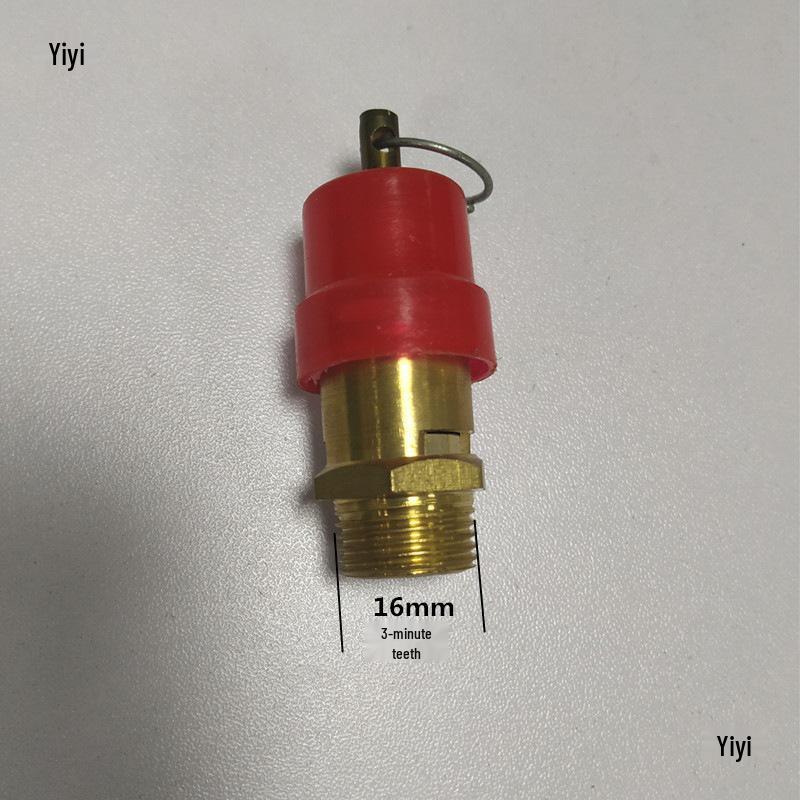 Small Air Compressor Pump Relief Valve with Pull Ring, 0.25/8 & 0.36/8, 8 kg