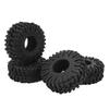 4PCS 1.9in RC Tires Rubber Shock Absorption Slip Resistance Wheel Tyre for 1/10 Remote Control Crawler Car
