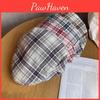 Модный клетчатый берет для женщин летний дышащий с защитой от солнца