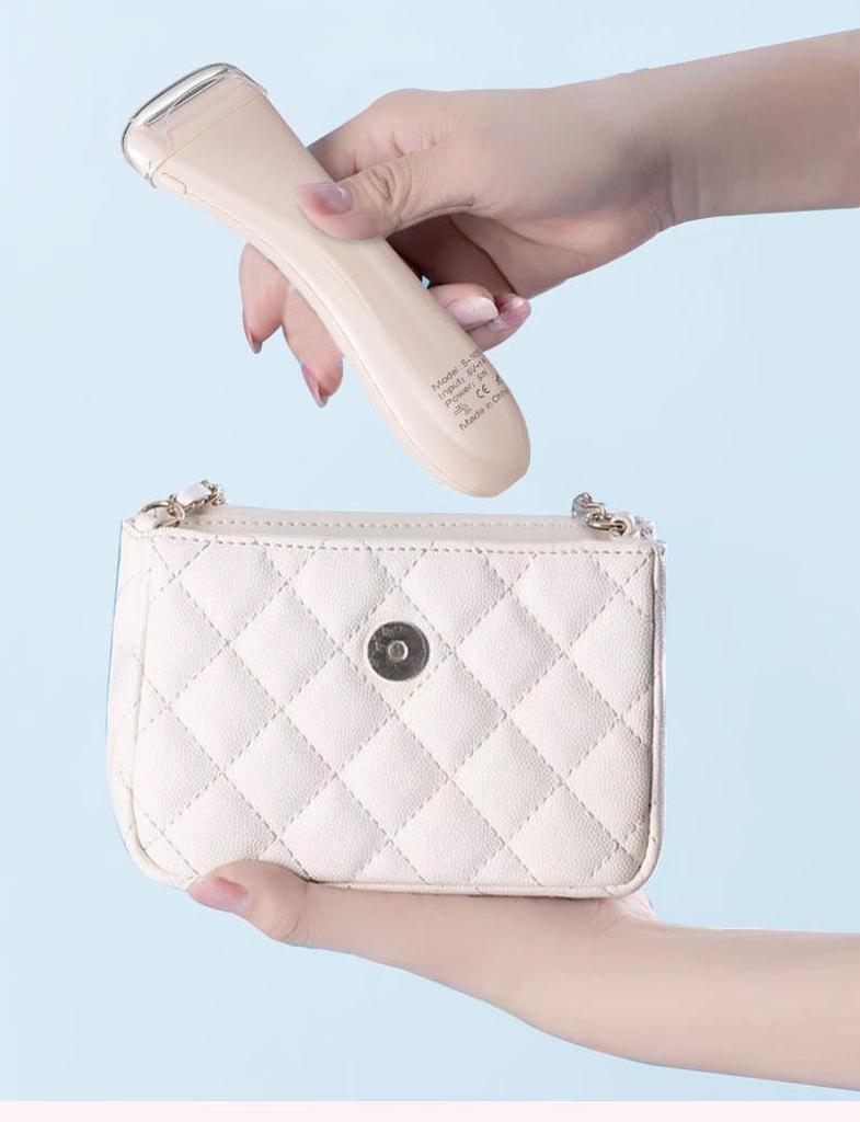 Женская портативная электробритва для влажного/сухого бритья — идеально подходит для удаления волос в области подмышек и груди