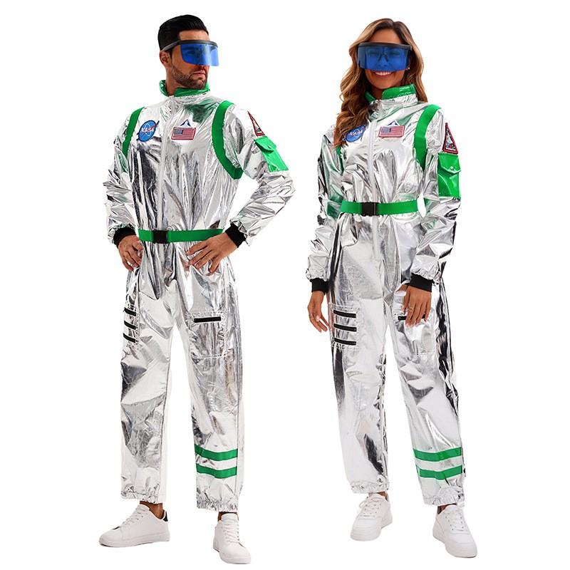 Astronaut Costume Halloween Cosplay Unisex Space Suit Themed Parties Adult Size M L XL