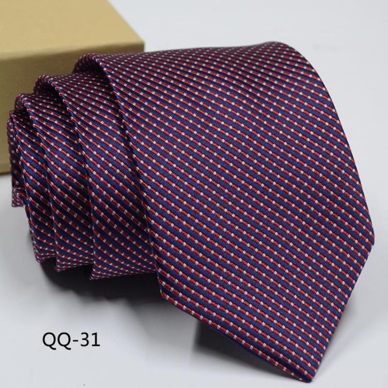 Мужское Платье Деловой Повседневный Профессиональный Жених Свадьба Лучший Муж С Полосатым Жаккардом Изысканный Джентльмен Мужской Премиальный Галстук