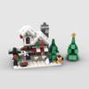 Архитектурный магазин Street View House Micro Castle Building Blocks Kit Girls Shop Bricks Classic Model For Gift Children Kids Toy