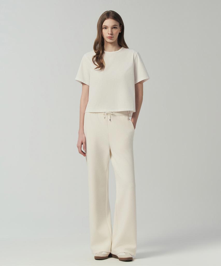 DUVETICA Soletto Wide (Cream) (Women'S Pants)