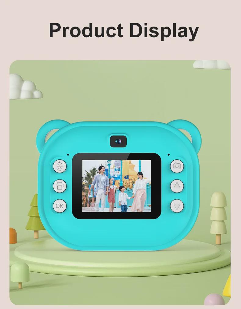 Новая камера Polaroid с двумя объективами HD для детей - игрушка для фото и видео с подарочной коробкой