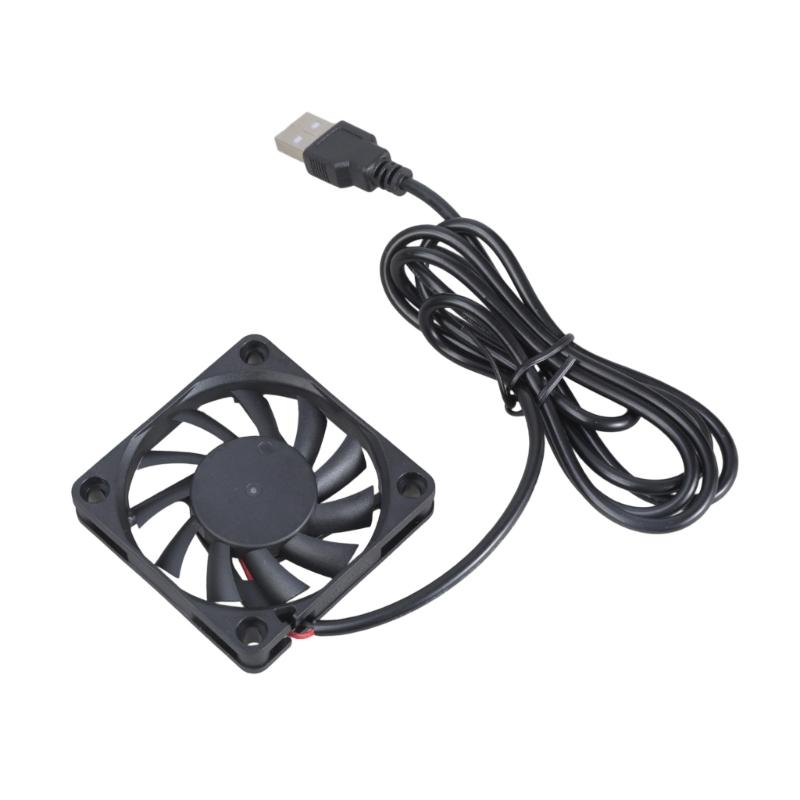 5V USB PC Router Fan 60mm Cooling Fan Brushless Portable Cooling Fan Replacement for Router Modem TV Box Electronic