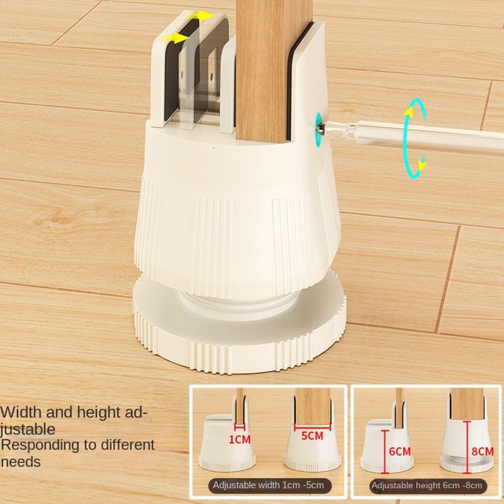 Heavy Duty Bed Cushion Chair Risers Lift Furniture Bed Elevator Blocks Leg Lift Non-slip Pads Sofa