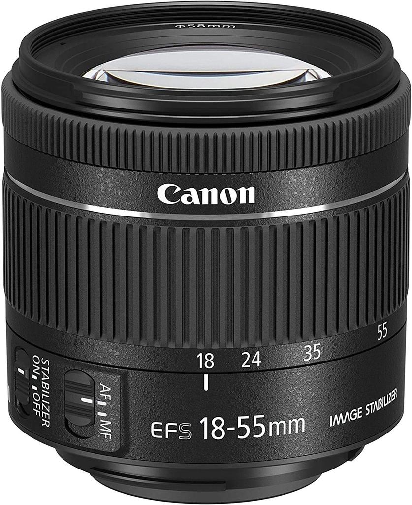 Canon IS STM Standard Zoom Lens EF-S18-55mm F4.0-5.6 (APS-C compatible)