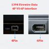 For 1394 Firewire USB to 4P / 6P to 4P / 4P to 4P IEEE 1394 Connection Wire For MINI DV HDV 1394 Camera Video Capture Data Cable