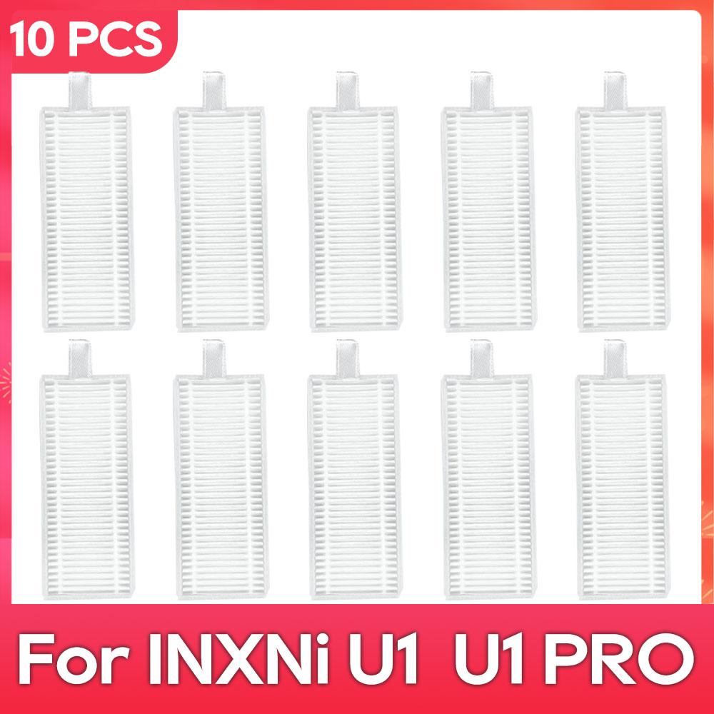 Подходит для ( INXNi U1 / U1 PRO ) Основные боковые щетки HEPA-фильтр Запчасти Аксессуары Комплект для робота-пылесоса