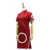 SCIONE Anime Cartoon Cosplay Haruno Sakura Cheongsam Dress Costume 1st 2nd Generation Clothing Full Set