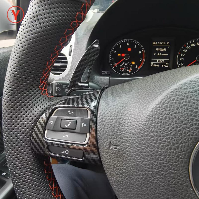 Shift Paddle For Volkswagen Golf 5 MK5 R32 Car Steering Wheel Paddle Shifter Gear DSG Extension Accessories