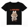 Kids 2D Tee Labubu T-shirt Children Short-sleeved