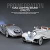 Ретро Стиль 1:24 Модель классического автомобиля из сплава Classic 500K и серии CLK-GTR, подходящая для молодых людей, чтобы коллекционировать и демонстрировать подарки и игрушки для мальчиков