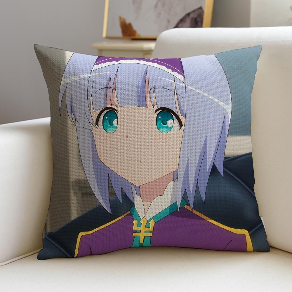In Another World with My Smartphone Cushion Cover skinfriendly linen pillowcase square removable and washable cushion