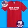 Five Guys Burgers Мужские Черный Синий Красный Размер S-5XL
