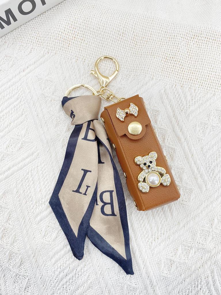 Очаровательный мини-брелок-подвеска в виде помады - Компактный держатель для ключей и сумок