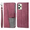 For Oppo/Realme All Series Oppo A7,Reno5,A94,C21Y,A52,A72,Narzo 50A...Hand Rope Style Splicing Design PU Leather Flip Stand Wallet Phone Case