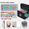 Touch Mark 80-Color Dual Tip Art Marker Set