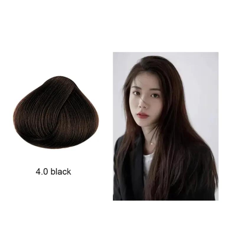 Натуральный шампунь для быстрой окраски волос, окрашивающий аргановое масло, темно-коричневый цвет, шампунь для окрашивания седых волос Mokeru argan