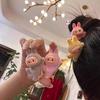 1pc 3D Stretch Cloth Hair Clip, Cute Cartoon Plush Lying Posture Figurine Hair Clip, High Aesthetic Value, Broken Hair Side Clip