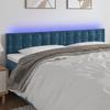 VidaXL LED Headboard Bedroom Furniture Double Bed Accessory Head of Bed Frame Interior Dark Blue 3122110