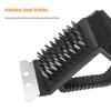Three-in-One BBQ Cleaning Brush - Steel Wire Brush & Barbecue Tool for Grills