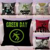 G-Green Day S-Saviors Наволочка Лен Органическая Ткань Двусторонний Принт Дышащая Наволочка Диван Домашний Декор Подарок