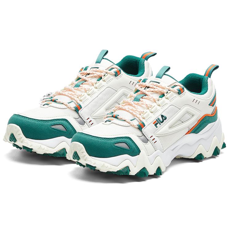 FILA Oakmont Low To Running Shoes White/Green Women's F12W011115FPT